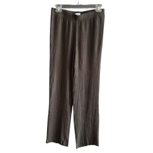 Babaton Dark Green Olive Dress Pants Relaxed Fit